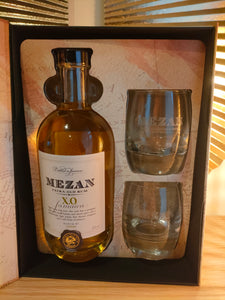 Mezan Jamaica XO avec 2 verres 40° - Ti-Rhum