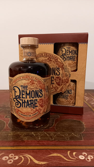 The Demon's Share coffret avec 2 verres métalliques - Ti-Rhum